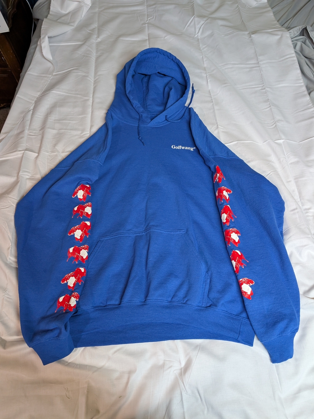 Golf Wang Blue "Save The Bees" Exclusive Graphic Sleeve Hoodie
